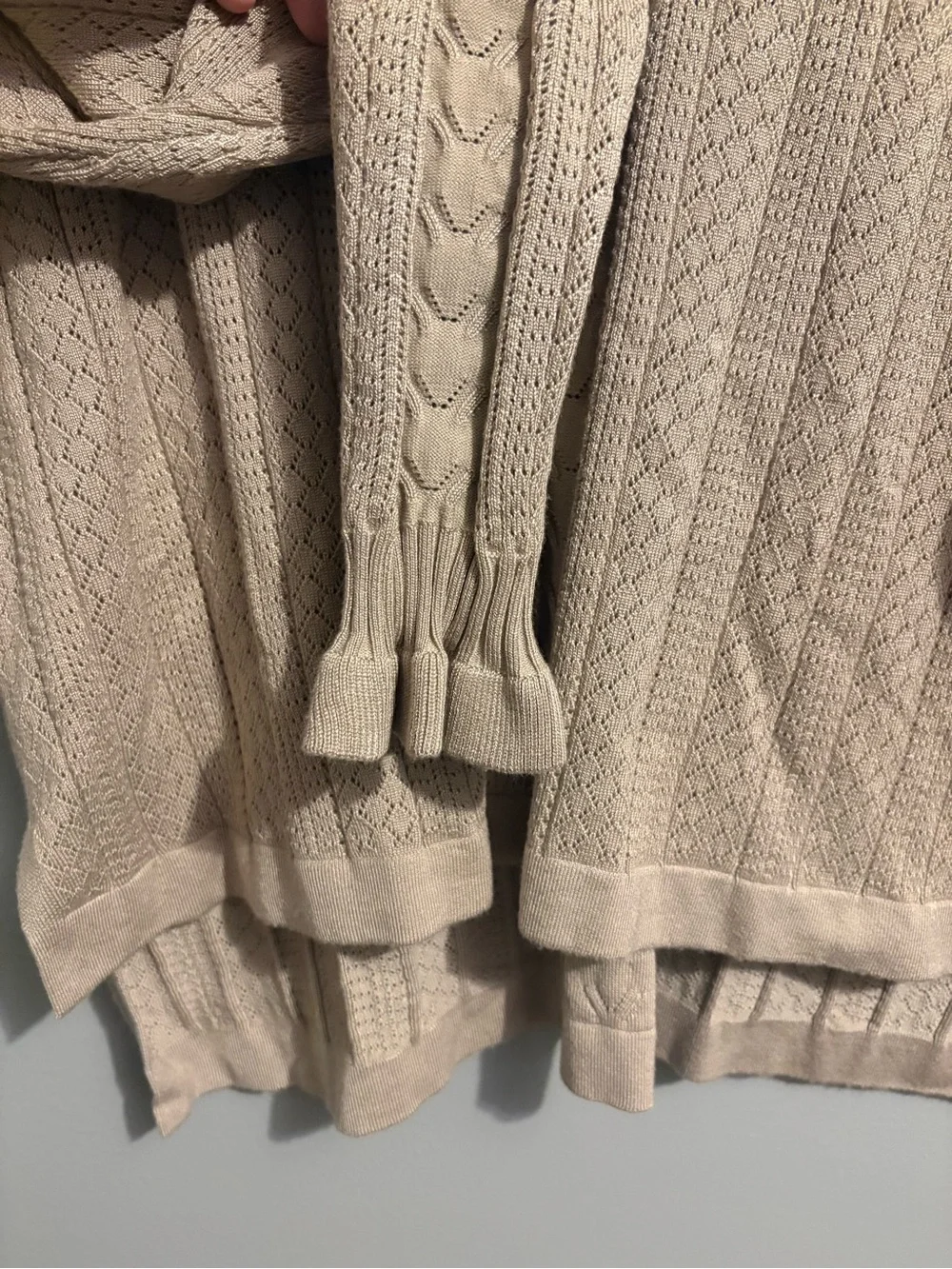 Adrianna Papell Brown Knit Sweater
